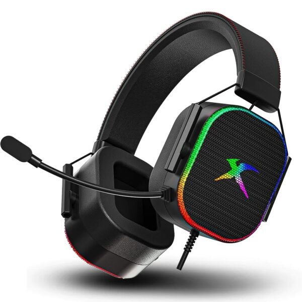 Headset Gamer com Fio Xtrike-ME GH-606 Metallic com Led RGB