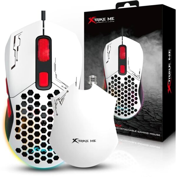 Mouse Gamer Customizável Xtrike-ME GM-316W Branco