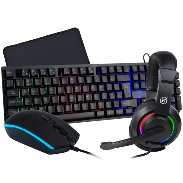 Kit Combo Gamer Kalkan Odin Core 4-em-1 Mouse, Teclado, Headset e Mousepad KLK00017