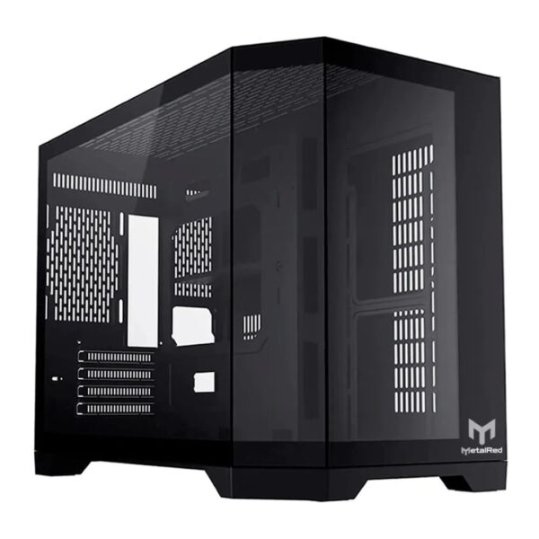 Gabinete Gamer Preto Neptune PRO M5 MetalRed com Vidro Temperado – Sem Fans ATX/mATX