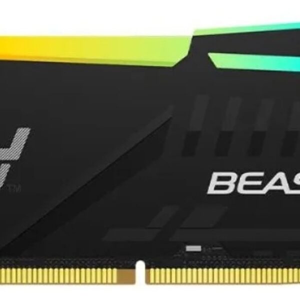 Memória Kingston Fury Beast RGB - 8GB 6000MHz DDR5 DIMM Preto EXPO KF560C36BBEA-8