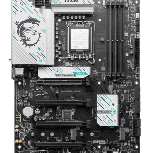 Placa Mãe Msi B860 Gaming Plus Wifi DDR5 Intel B860 Lga 1851 911-7E41-003