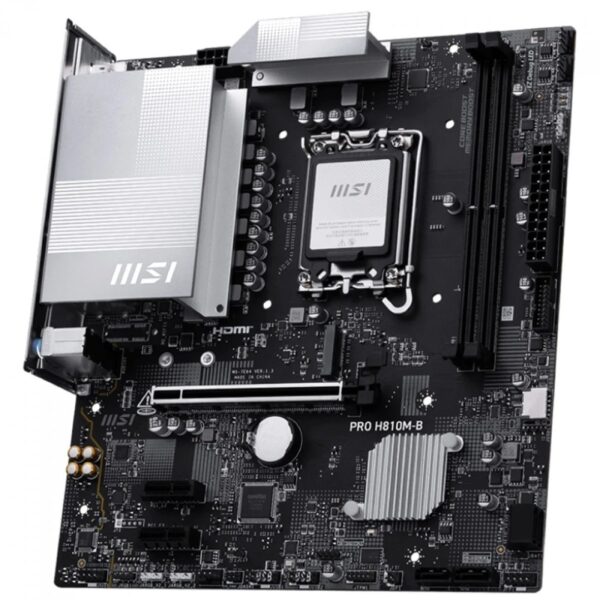 Placa Mae Msi Pro H810M-B Wifi6E DDR5 Intel H810 Lga 1851 911-7E64-003