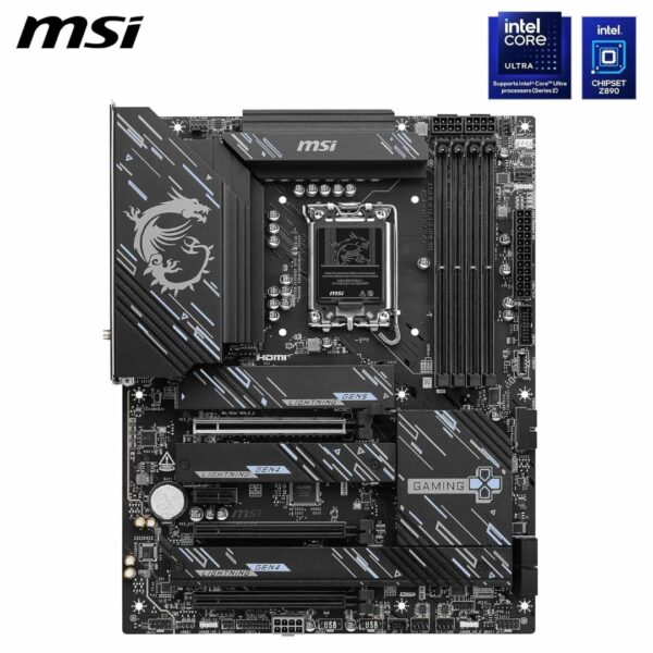 Placa Mãe Msi Z890 Gaming Plus Wifi DDR5 Intel Lga 1851 911-7E34-002
