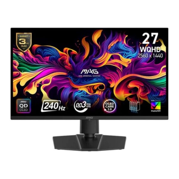 Monitor 26.5'' MSi MAG 271QP QD-OLED X24 WQHD 2560x1440 240HZ 0.03MS 9S6-3CD89T-026