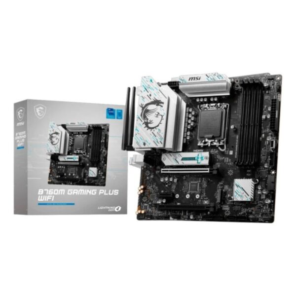 Placa Mãe MSi B760M GAMING Plus WIFI DDR5 INTEL B760 LGA1700 911-7D99-060