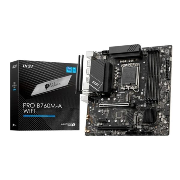 Placa Mãe MSi PRO B760M-A WIFI DDR5 INTEL B760 LGA 1700 911-7D99-057