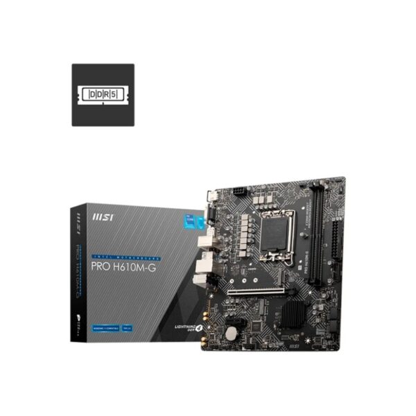 Placa Mãe MSi PRO H610M-G DDR5 INTEL H610 LGA1700 911-7D46-234