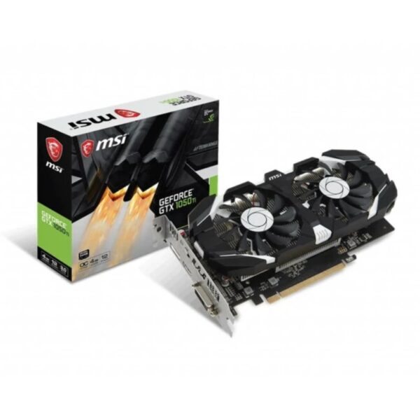 Placa de video MSI GTX 1050 TI OC 4GB GDDR5 128BITS - 912-V809-2272