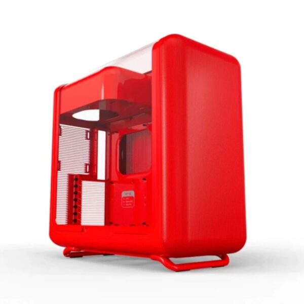 Gabinete HYTE X50 Wild Cherry (VERMELHO) ATX MID TOWER WITH 1 TG WINDOW CS-HYTE-X50G-RR