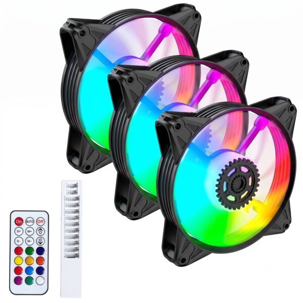 Kit Cooler Night Eurus + Mini HUB RGB para PC Gamer - CLANM