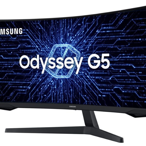 Monitor Samsung Gamer Curvo Odyssey 34" 165Hz 1Ms Wqhd Ultrawide Hdmi Dp Freesync Premium Preto - Lc34G55Twwlmzd