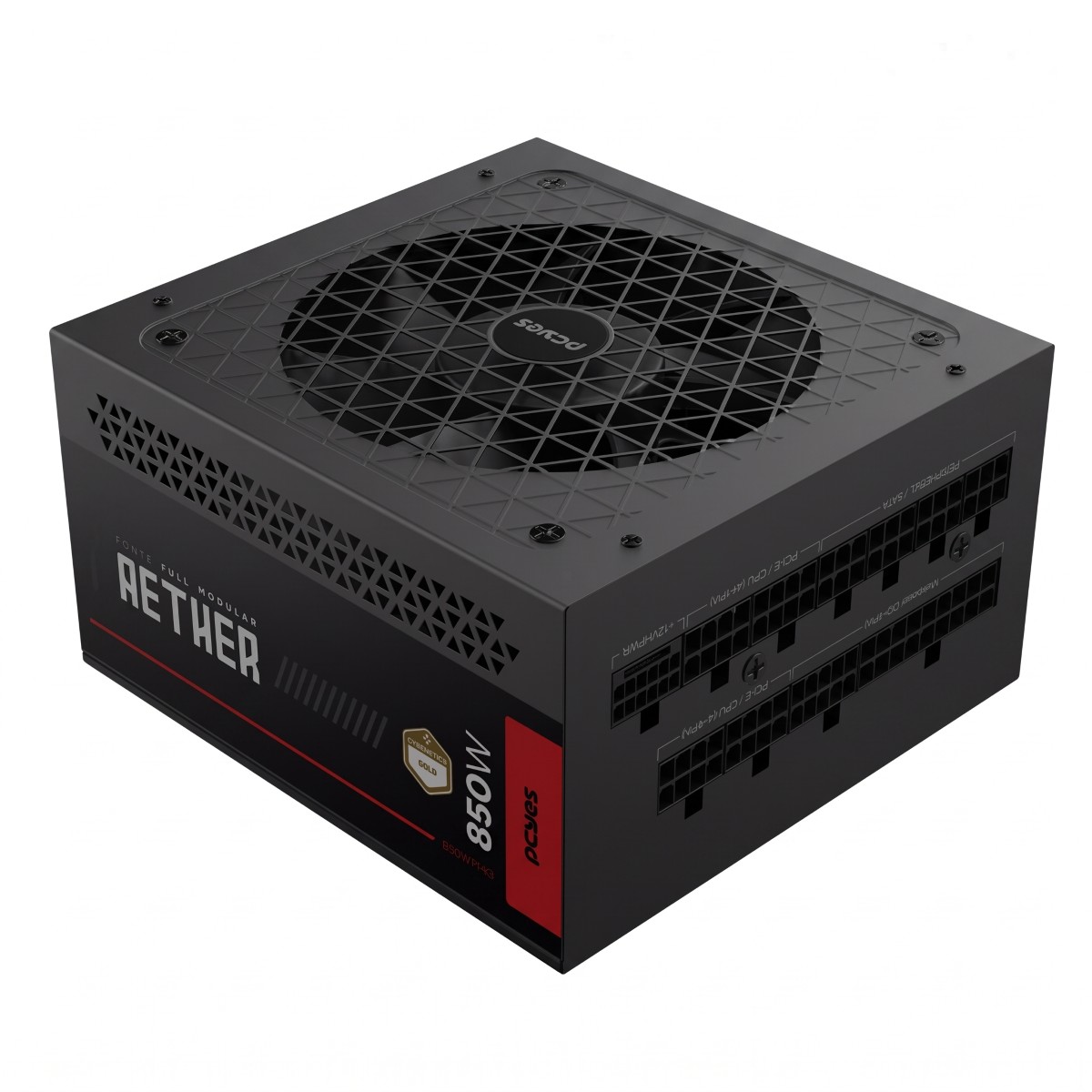 Fonte de Alimentação Gamer PCYes Aether 850W Full Modular Cybenetics Gold ATX 3.1 PCIe 5.0 12V-2x1 - 850WFMG - Imagem 3