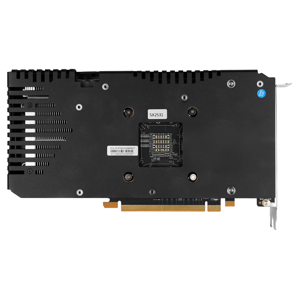 Placa de Vídeo AMD Radeon RX 7600 8GB GDDR6 128-Bits Projeto Edge Dual Fan - PVR760008GBPEDFV02 - Imagem 5